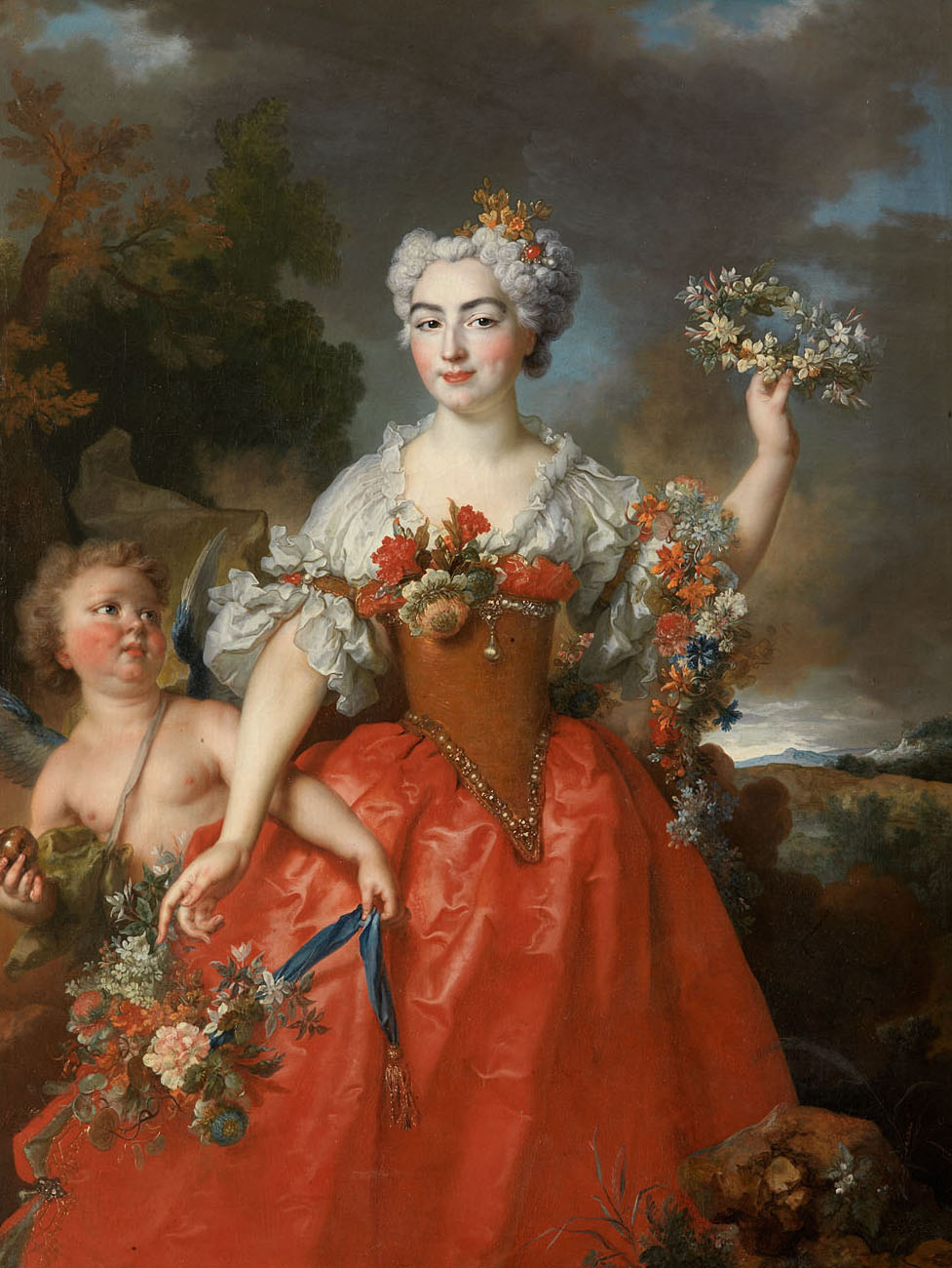 Portrait de Madame de Gueidan en flore