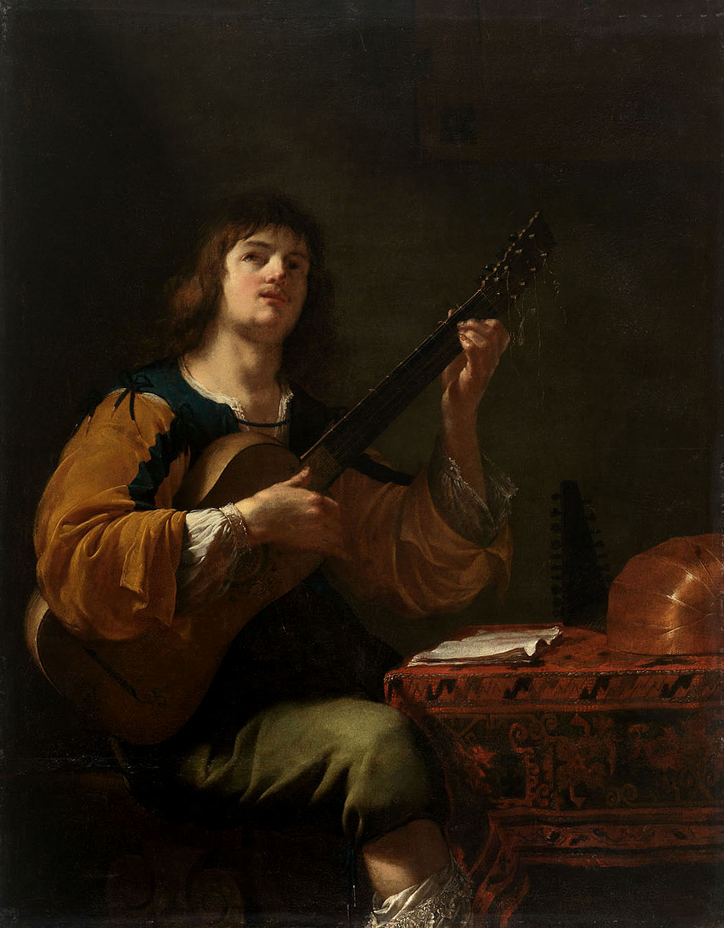 Autoportrait en guitariste