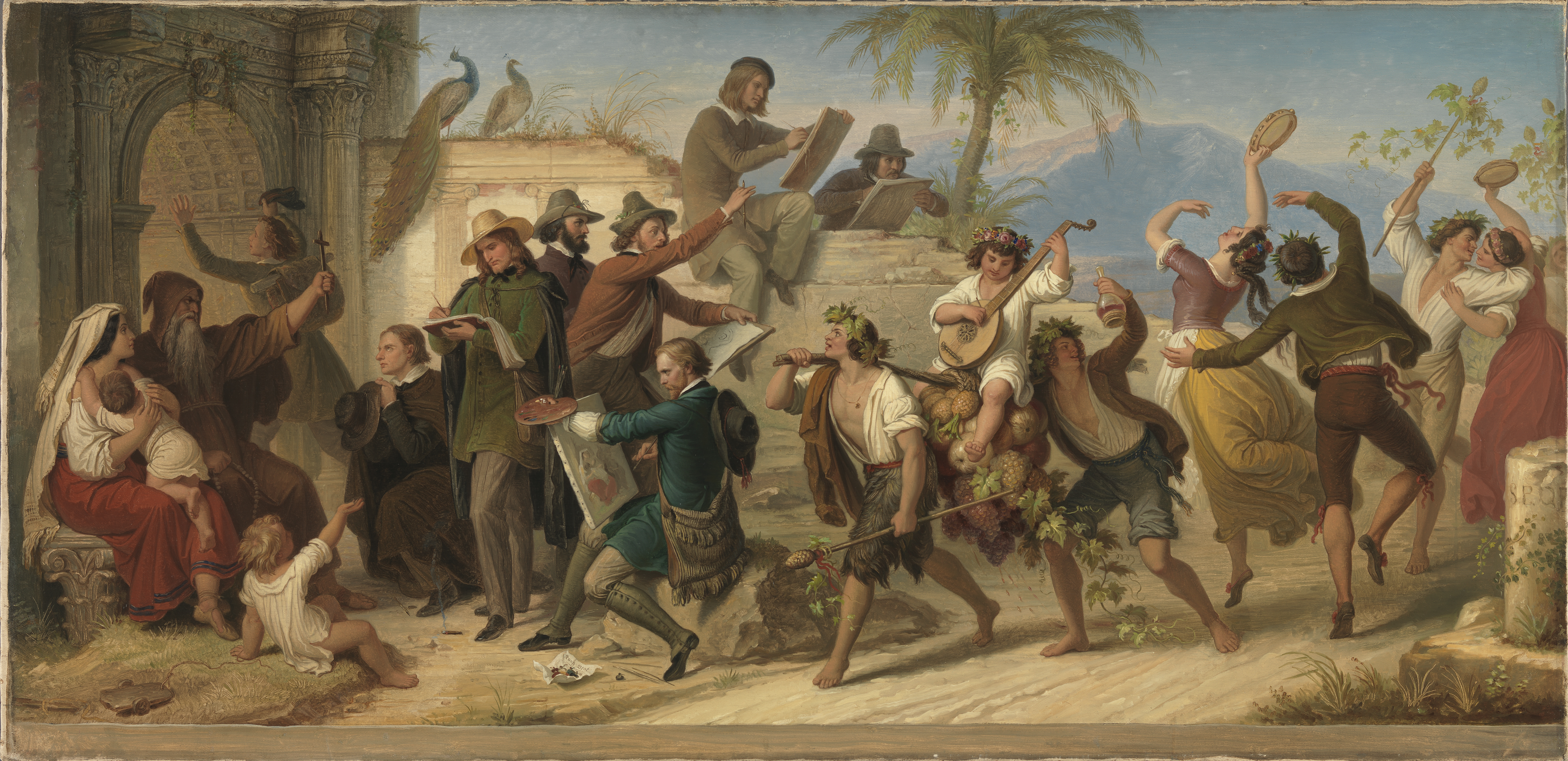 L'étude des artistes allemands à Rome