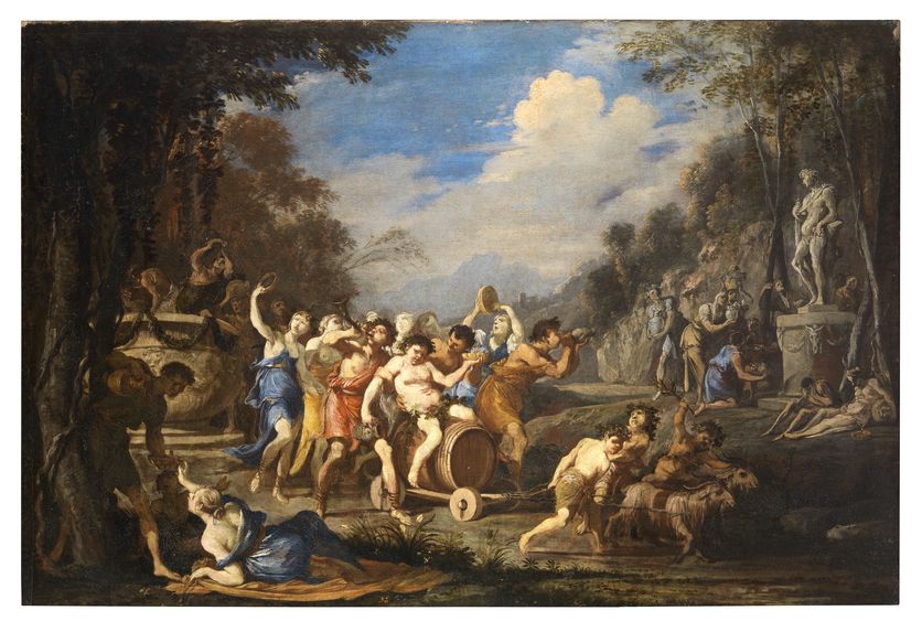 Le Cortège de Bacchus, vers 1650