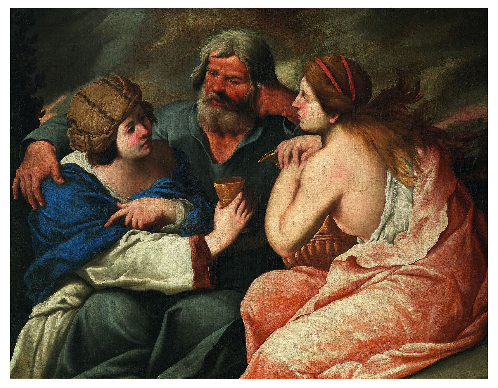 Loth et ses filles, vers 1652