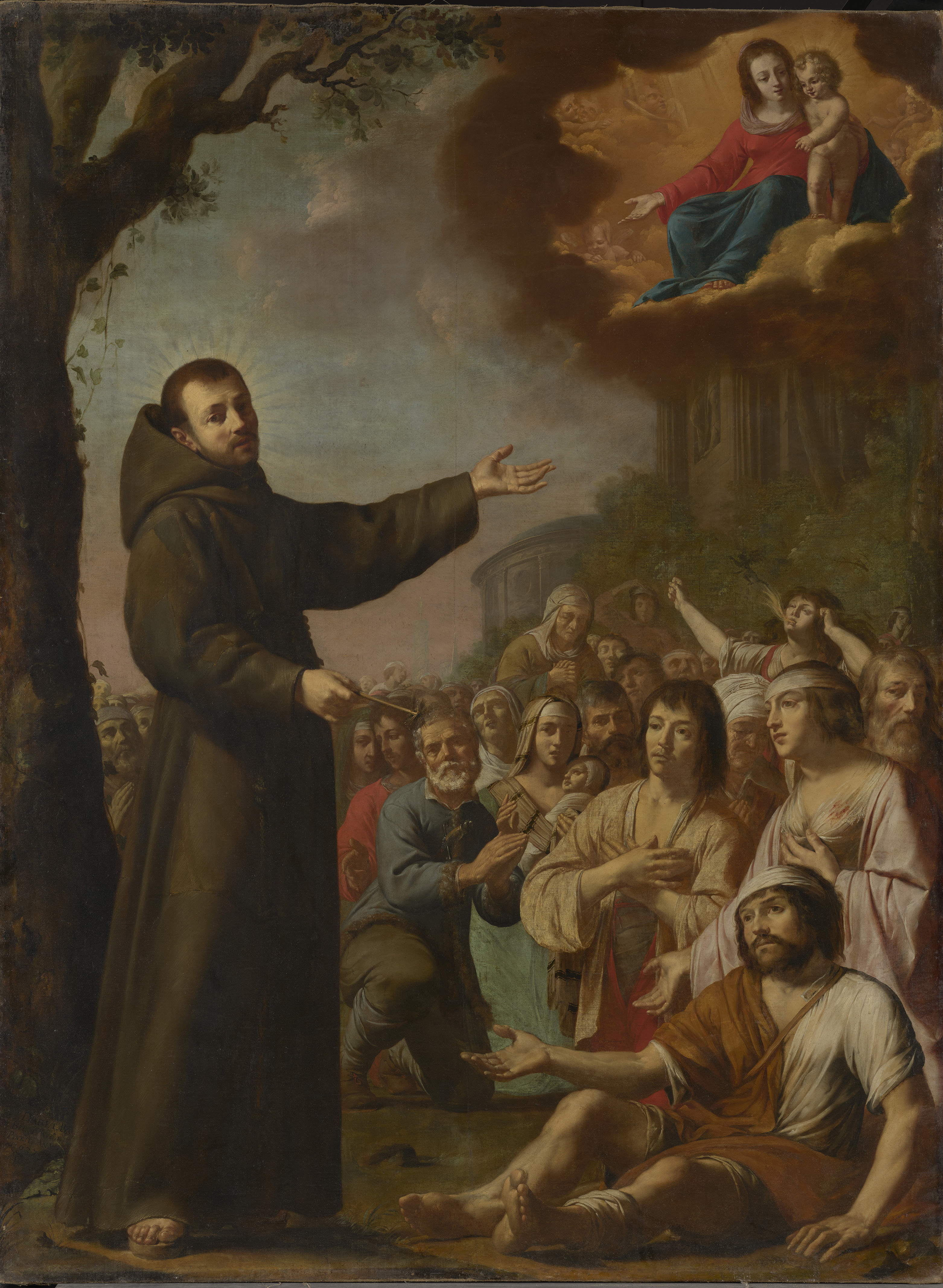 Le bienheureux Salvador de Horta guérissant les malades, 1637