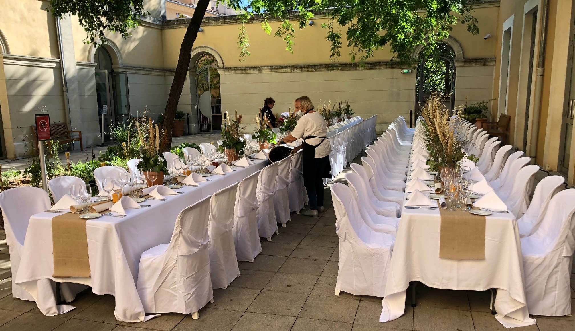 Diner égyptien du chef Eric Sapet au musée Granet, 2021
