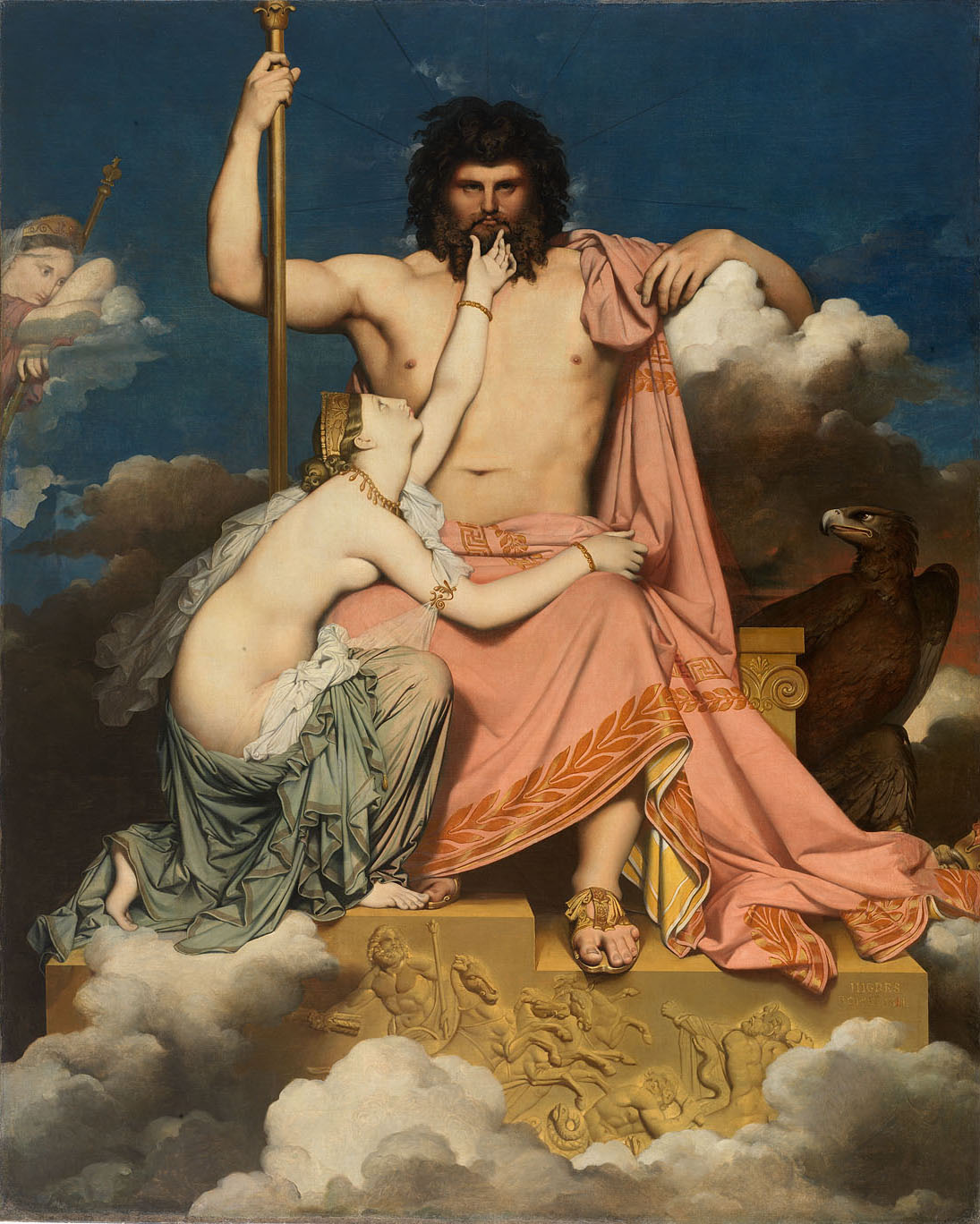 Jupiter et Thétis, 1811, Jean Auguste Dominique Ingres (1780 – 1867