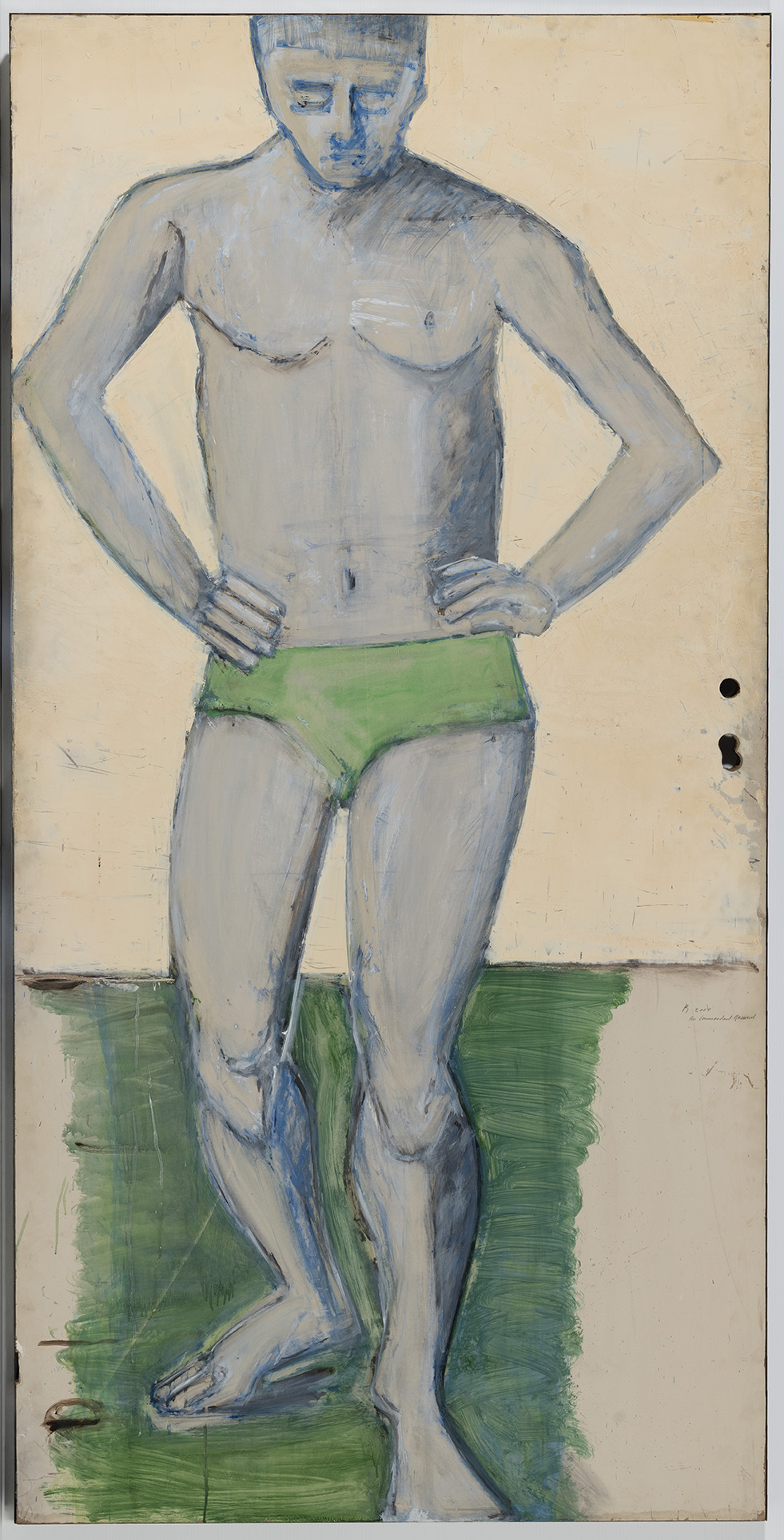 Pierre Buraglio, Baigneur d'après... Cézanne, 2001